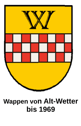 Wappen der Stadt Wetter bis 1969