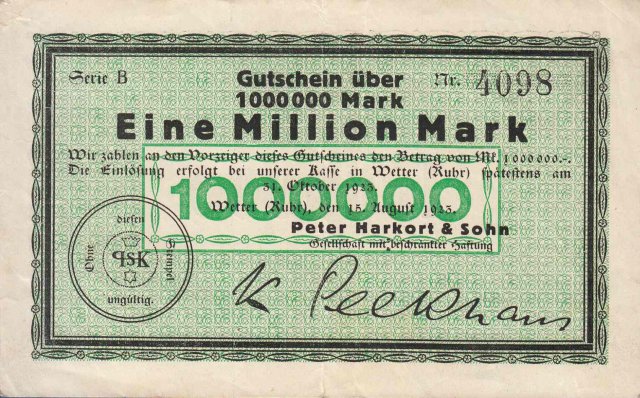 PSK Gutschein 1 Million